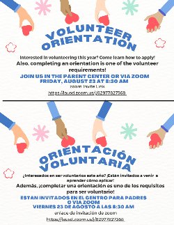 volunteer orientation